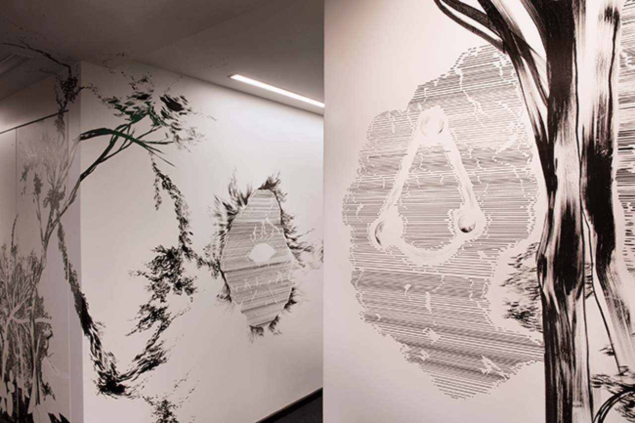 Drawing Hotel - Couloir