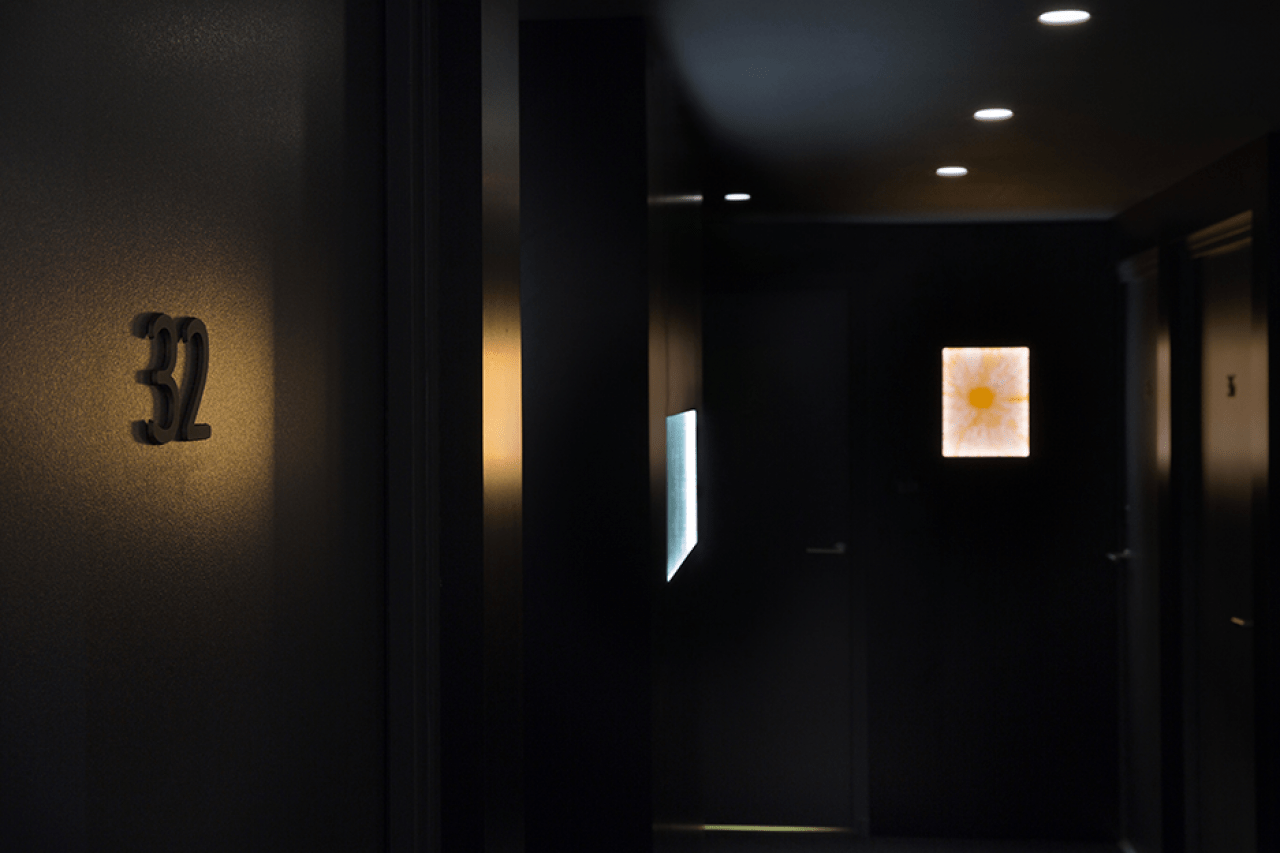 Drawing Hotel - Couloir