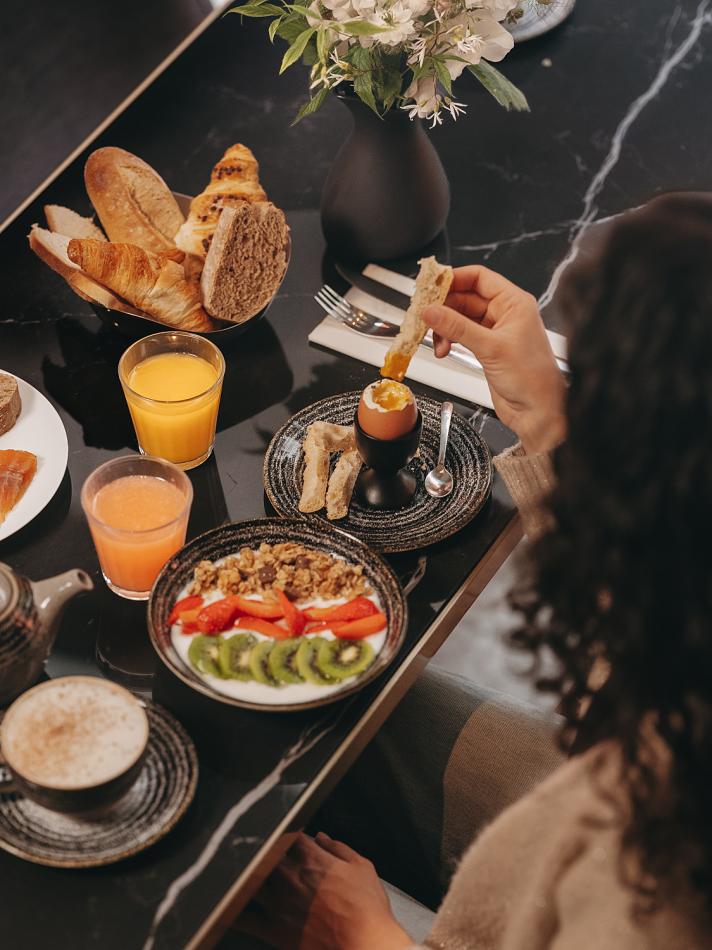 Drawing Hotel - petit déjeuner